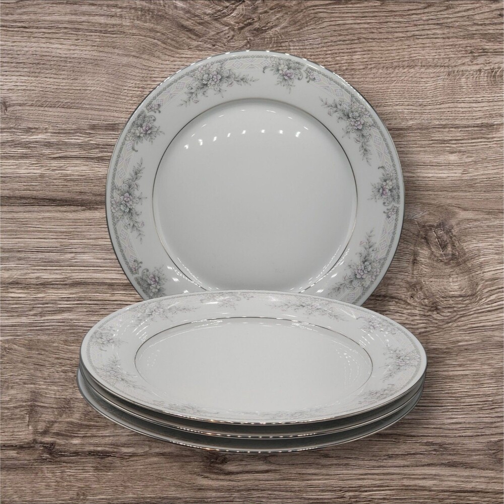 Noritake Legendary Sweet Leilani 10.5" Dinner Plates Lot Of 4 #3482